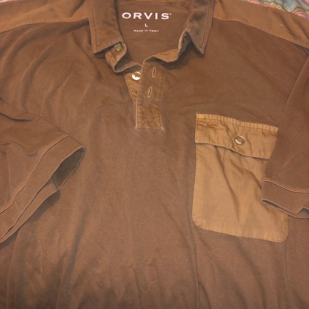Orvis polo shirt size L